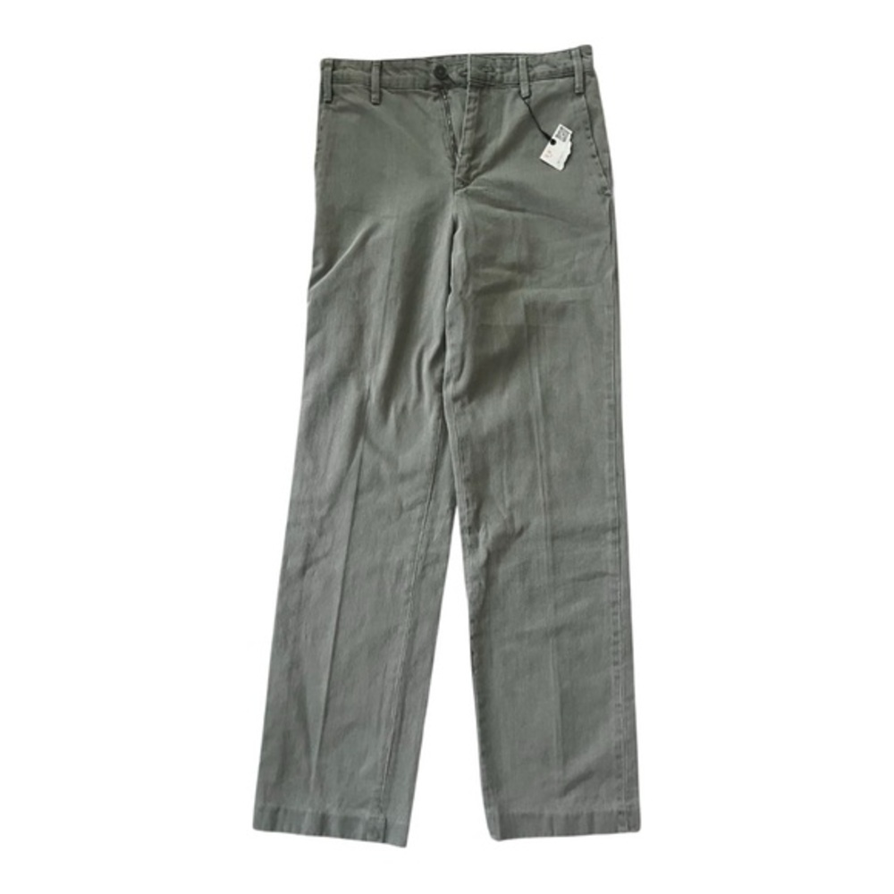 NWT ZARA straight leg olive colored jeans Size XS